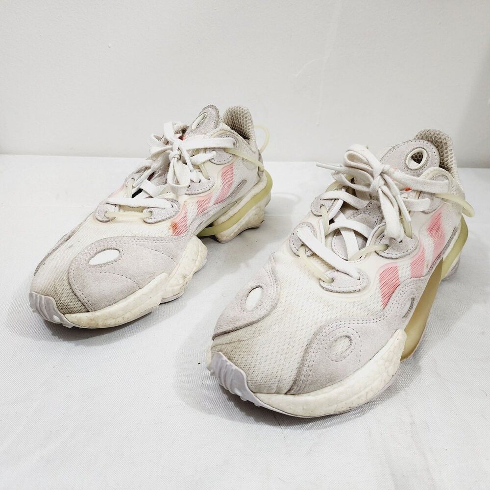 Adidas Originals Torsion X White Running Shoes Sneaker FV5082 EUC Womens 9.5